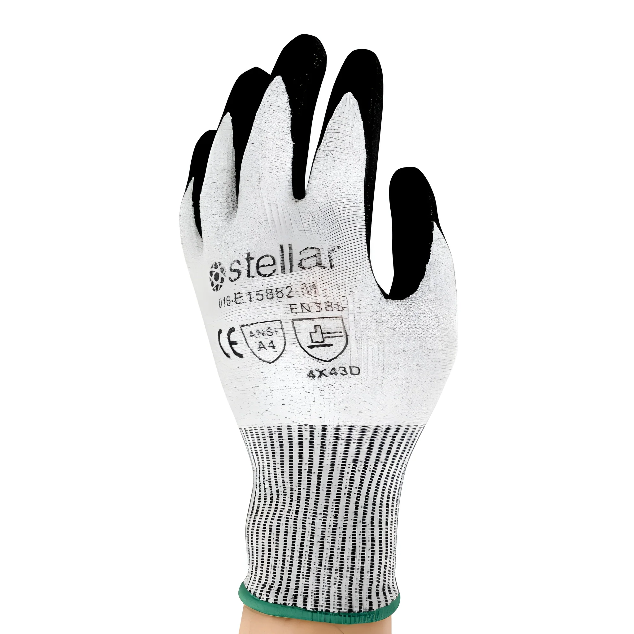 Stellar Grey Nitrile Coated Gloves, Cut Level 4, Size: 2XL - 12 Pr / Bag